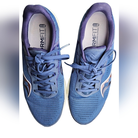 Saucony Women's Freedom 4 Running Shoe 10.5  Storm/Lilac - Picture 3 of 8